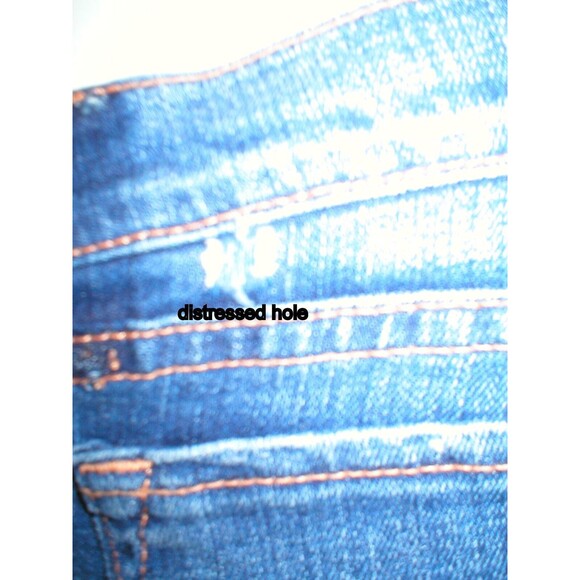 New J Brand Jeans Crop Capri Distressed 28 30 X 24 Womens AGD Aged Designer - Picture 4 of 6